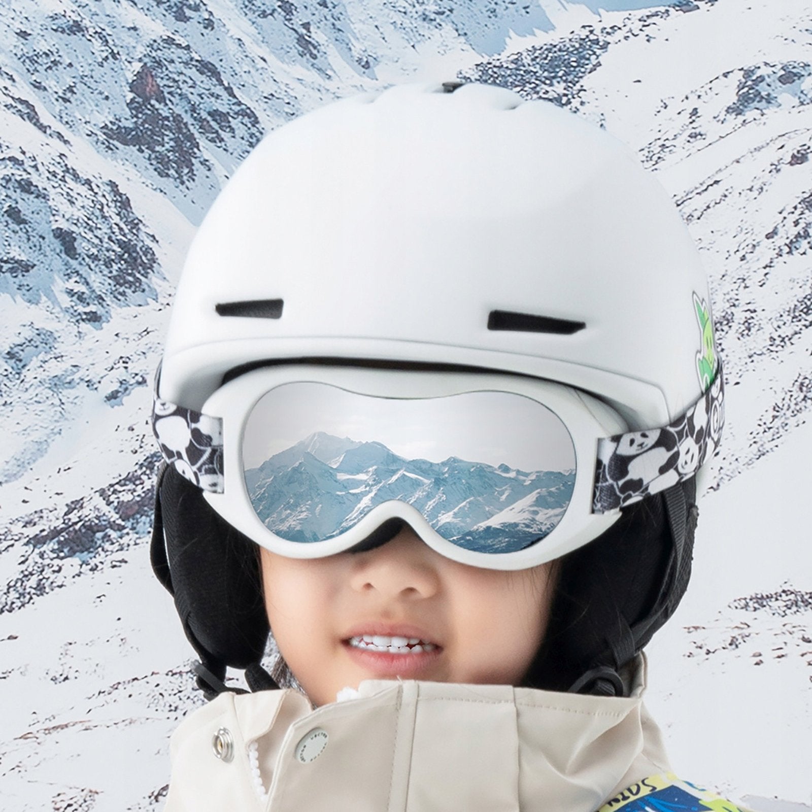 Camping & Hiking – Panda UV400 children's ski goggles - Carlat