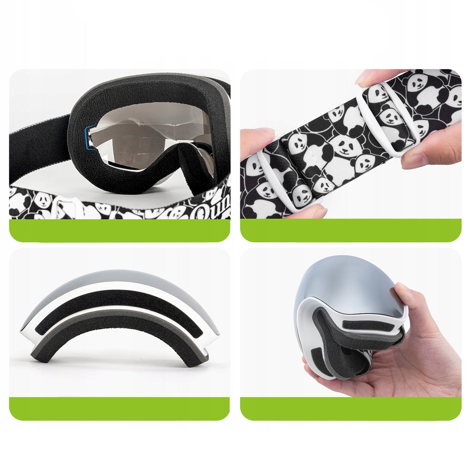 Camping & Hiking – Panda UV400 children's ski goggles - Carlat