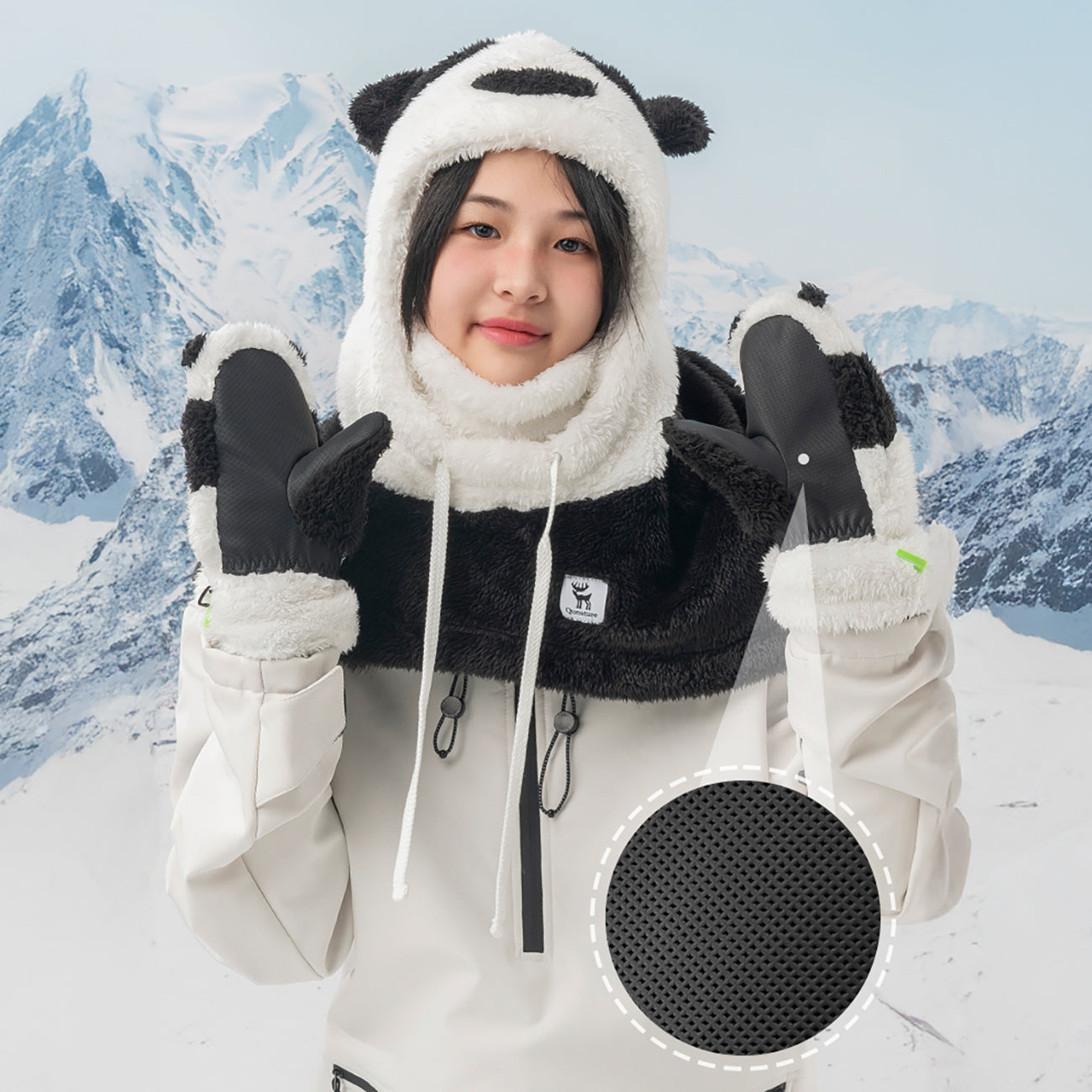 Camping & Hiking – Panda ski gloves for children and - Carlat