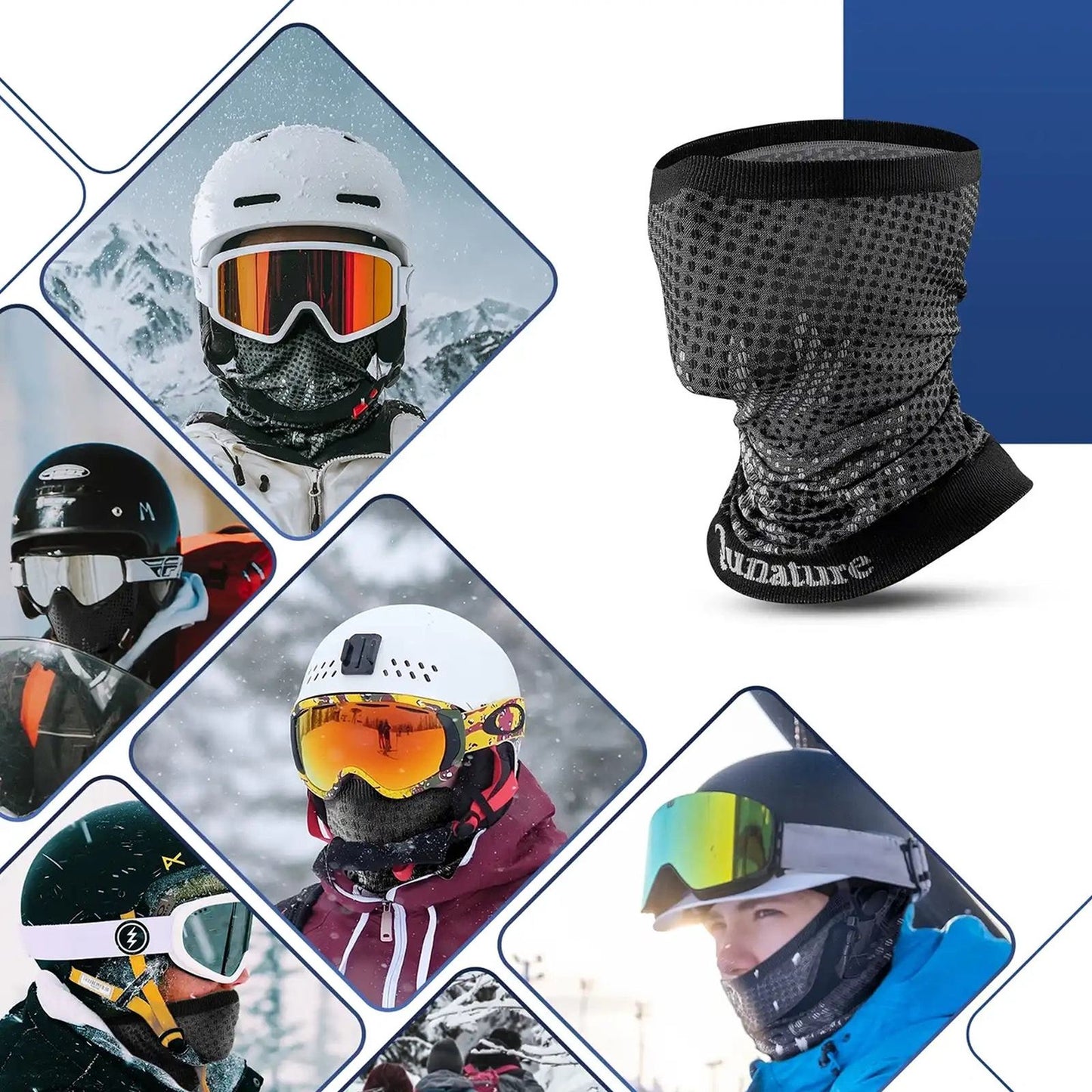 Camping & Hiking – Ski scarf, multifunctional sports bandana, universal - Carlat