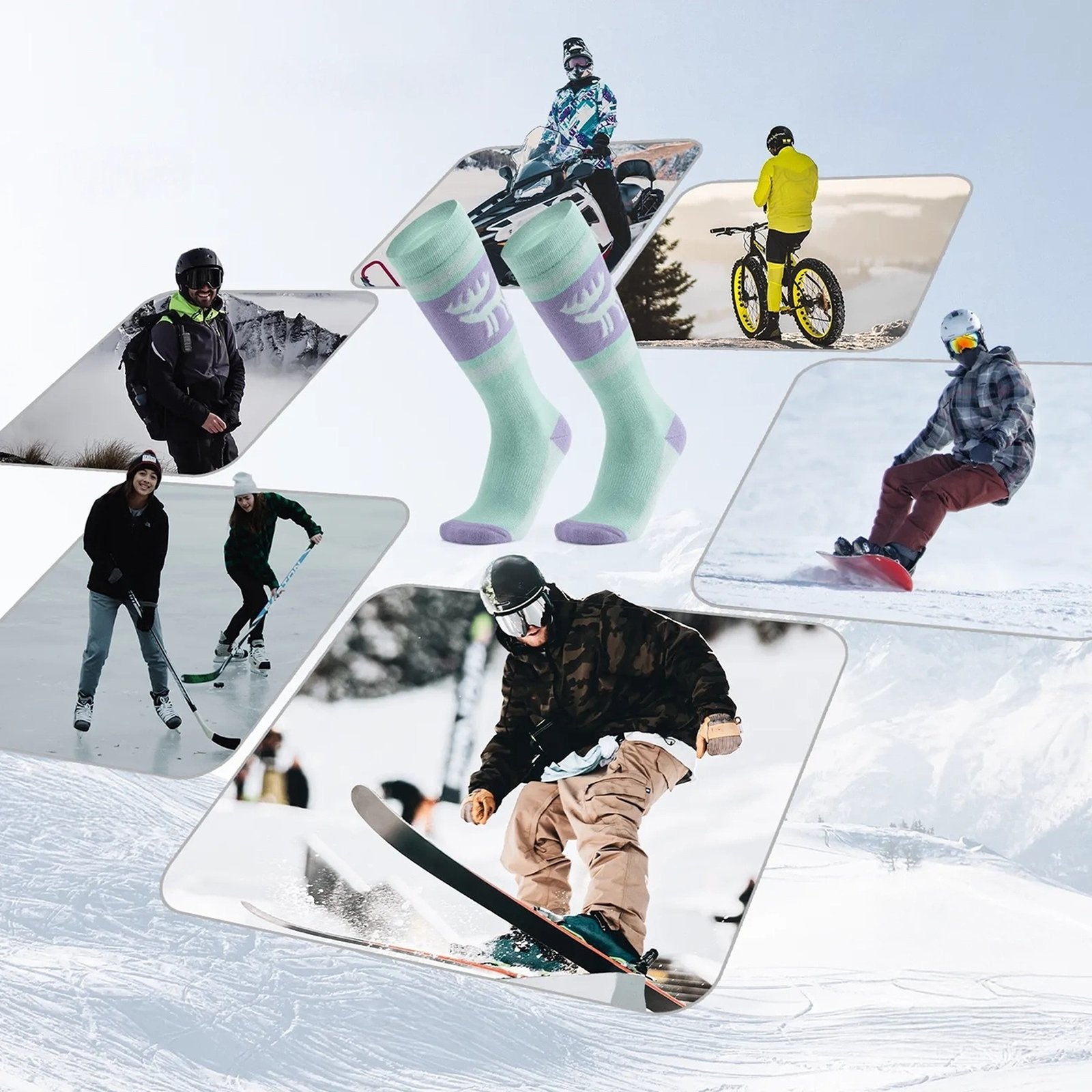 Camping & Hiking – Ski socks size 43-48 L/XL - Carlat