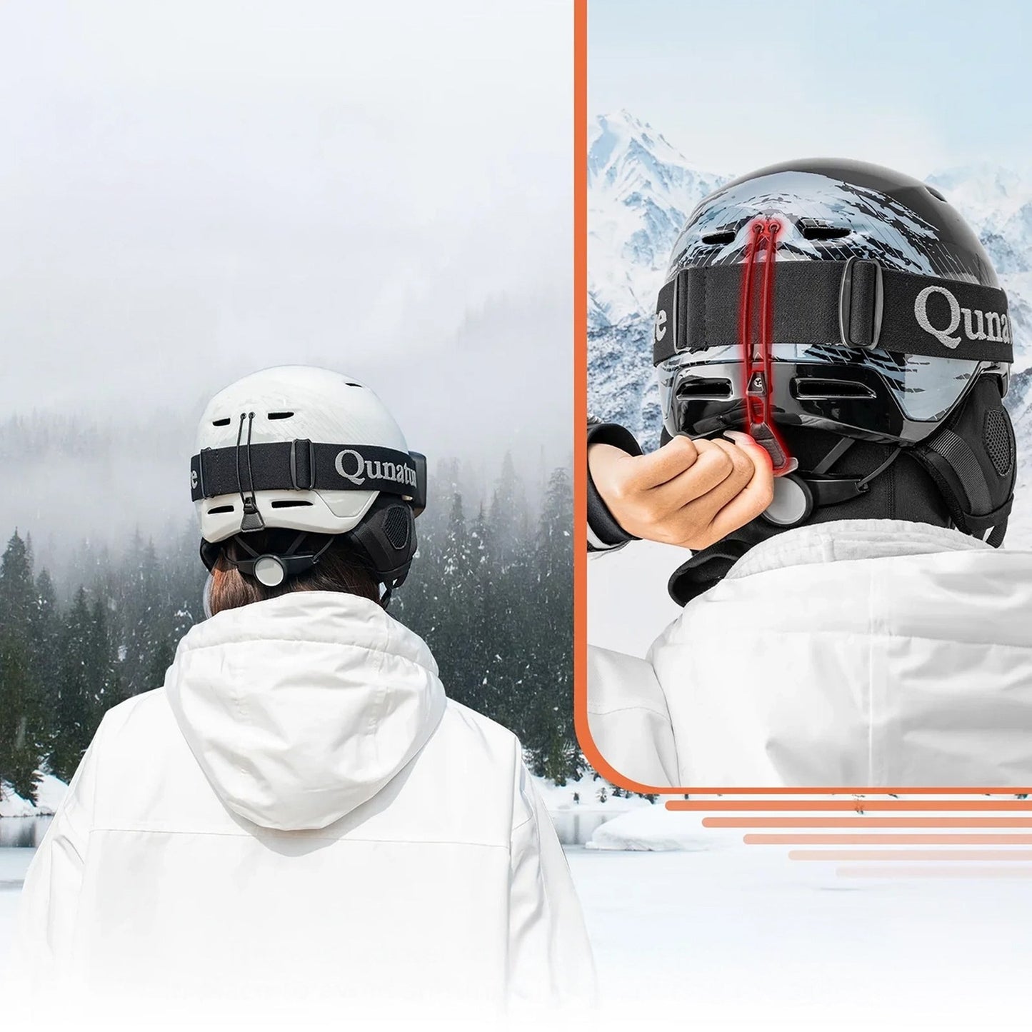 Camping & Hiking – Snowboard ski helmet with ear pads, - Carlat