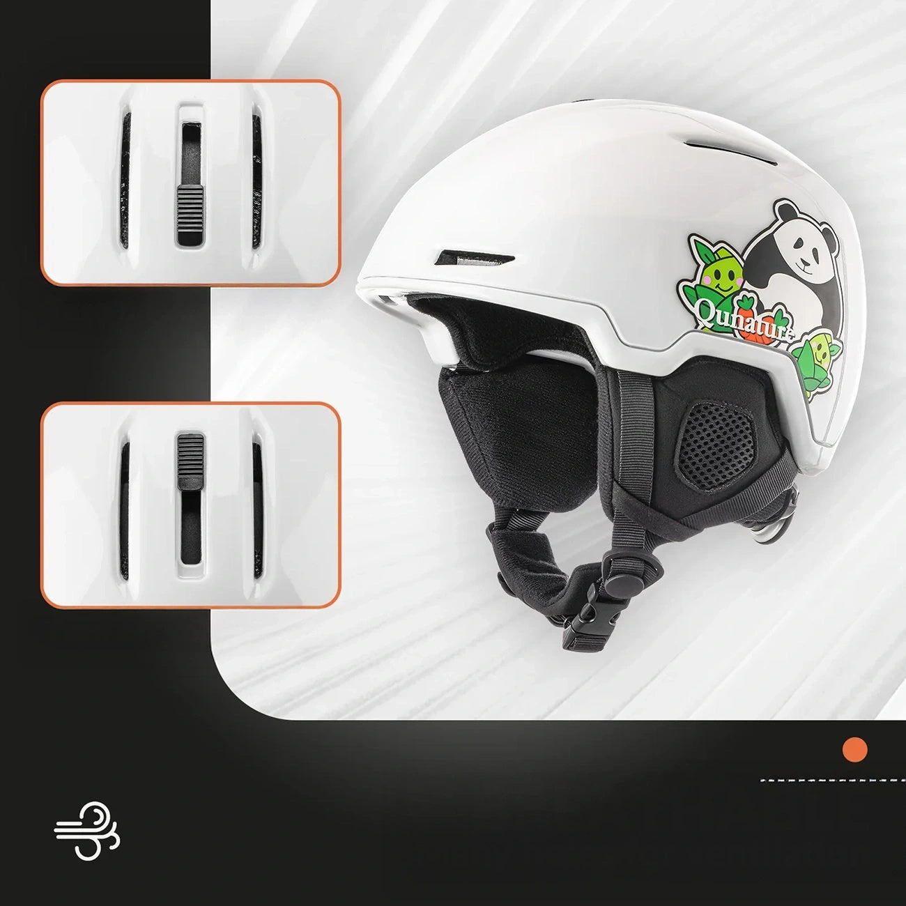 Camping & Hiking – Snowboard ski helmet with ear pads - Carlat