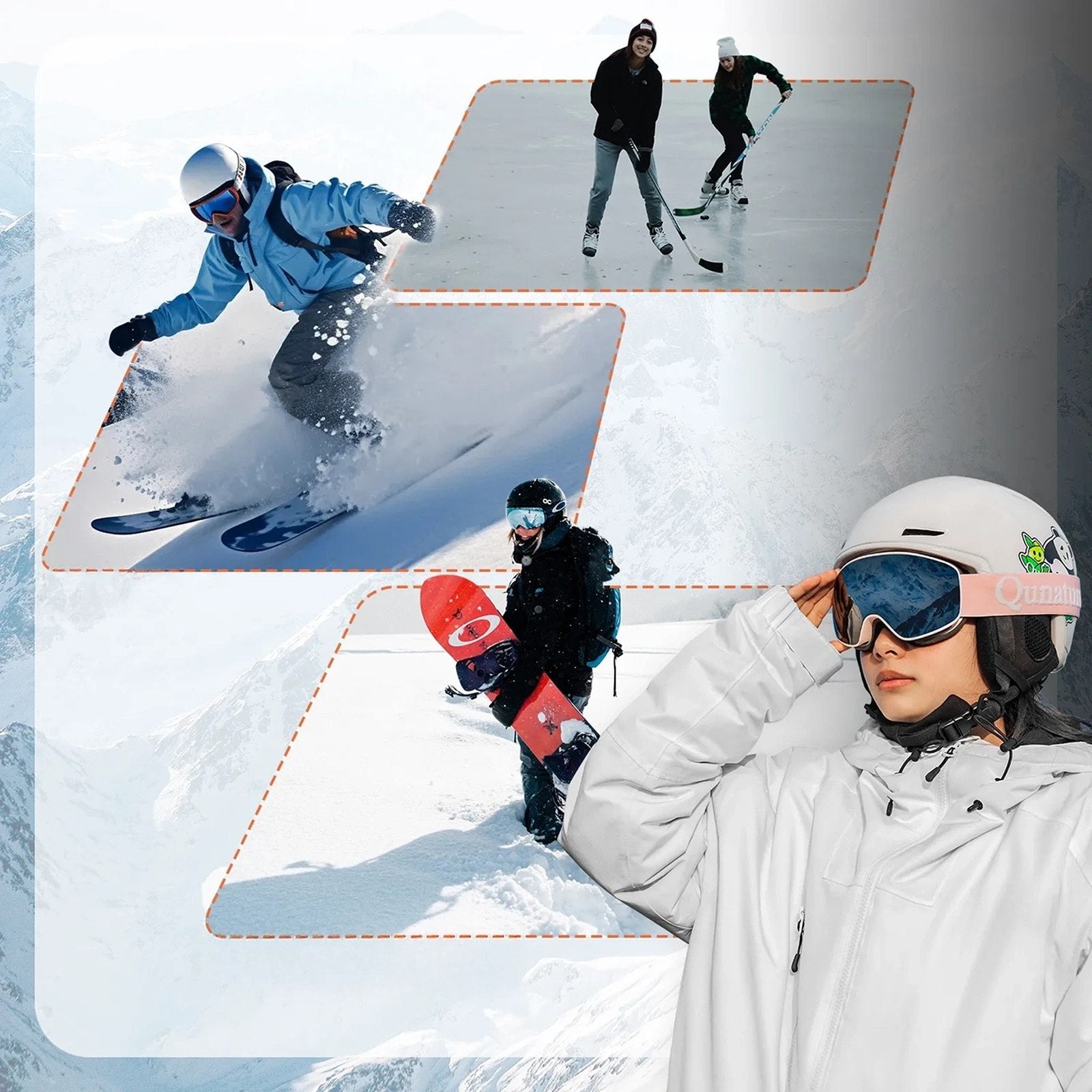 Camping & Hiking – Snowboard ski helmet with ear pads - Carlat