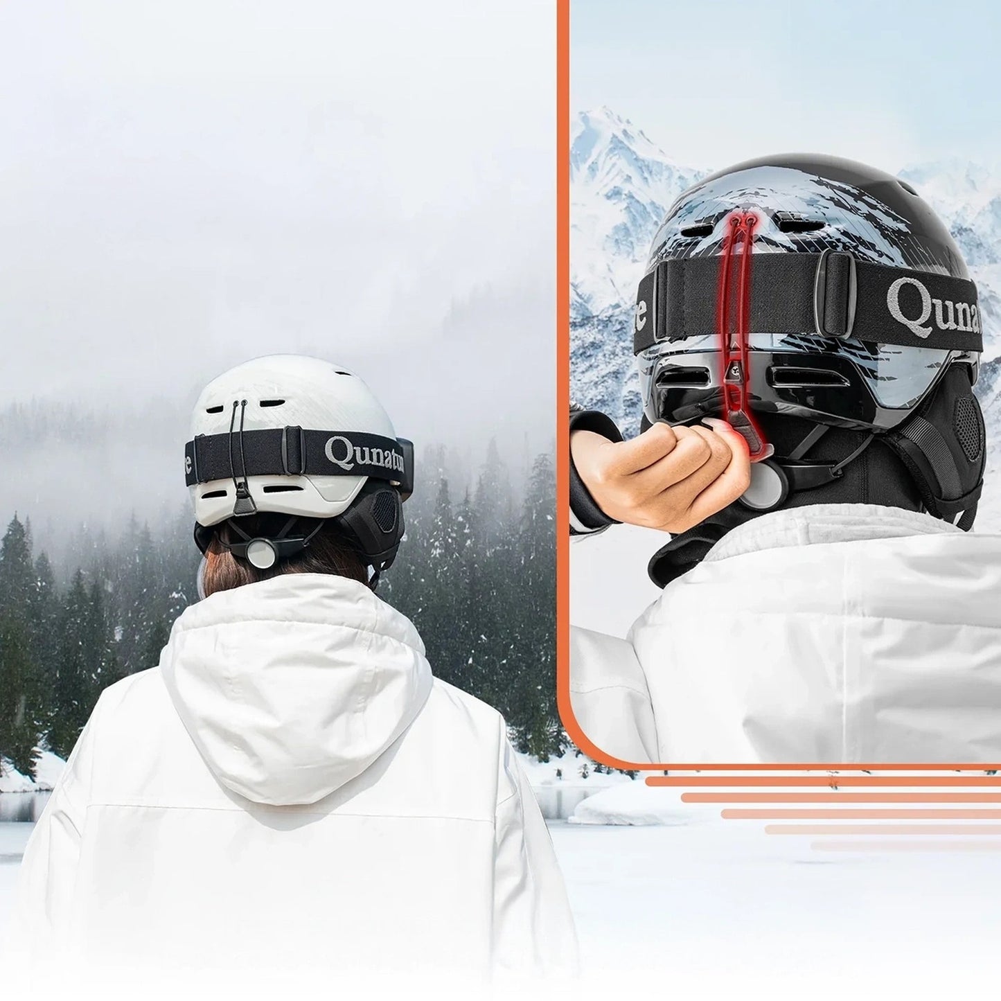 Camping & Hiking – Snowboard ski helmet with ear pads - Carlat