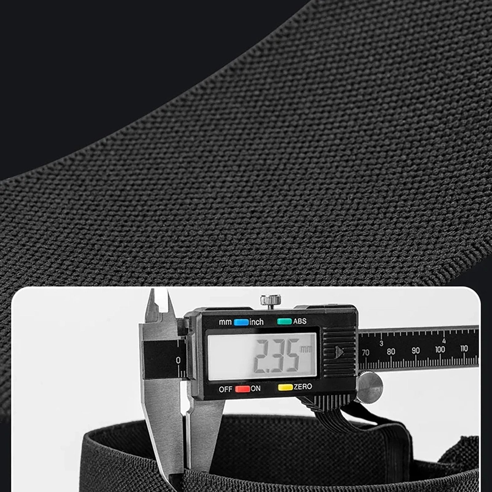 Camping & Hiking – Sports wristband stabilizing black - 2 - Carlat