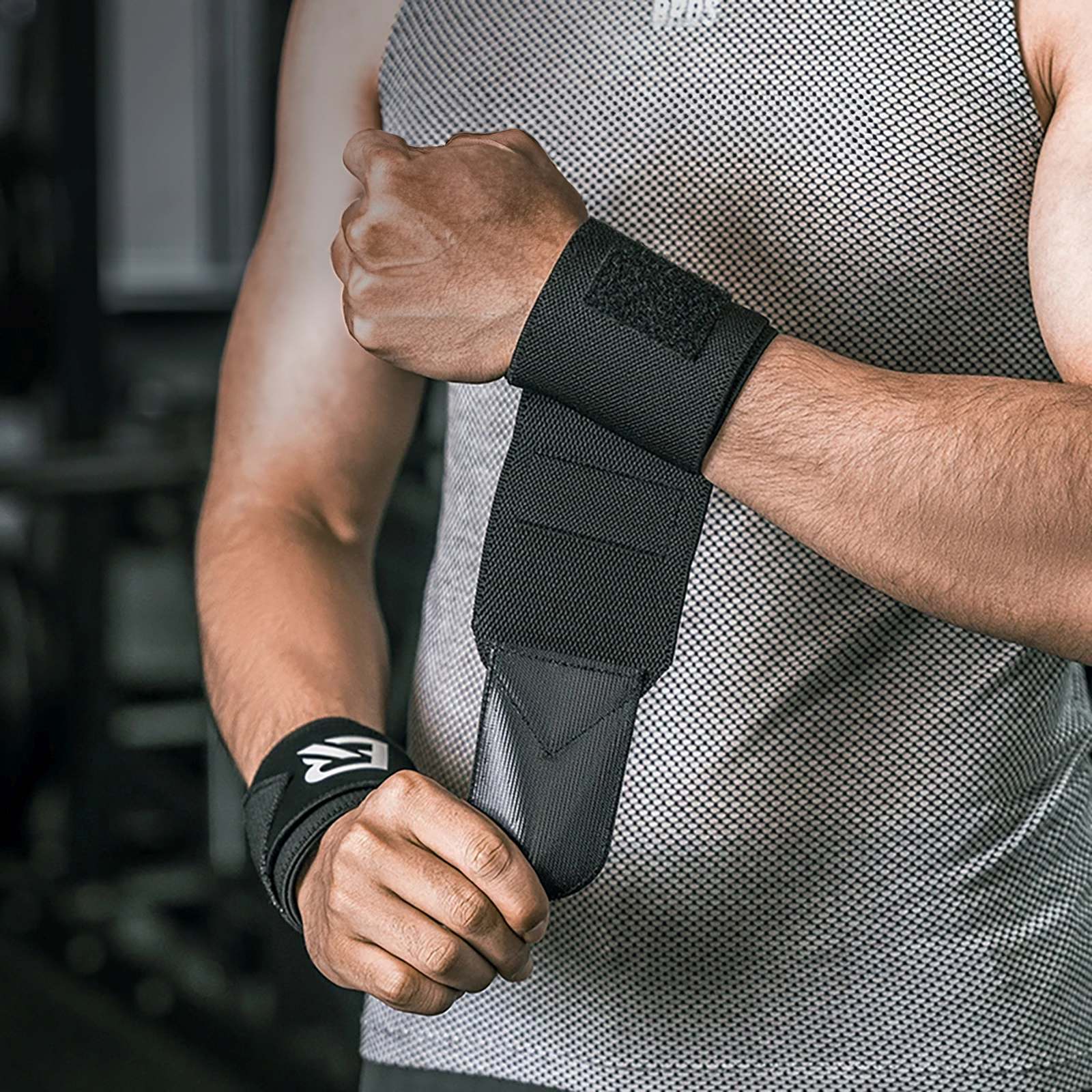 Camping & Hiking – Sports wristband stabilizing black - 2 - Carlat