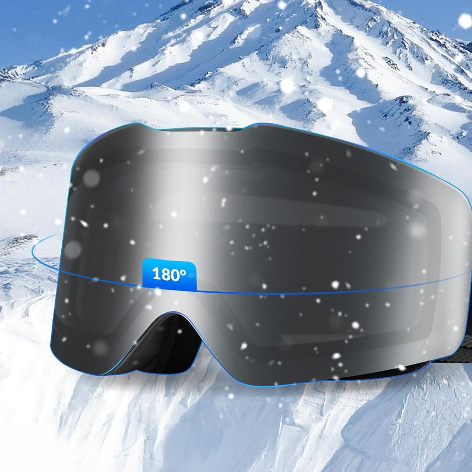 Camping & Hiking – UV400 anti-fog frameless ski goggles - Carlat