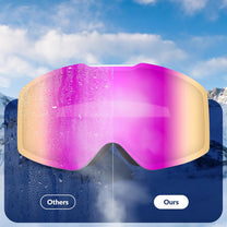 Camping & Hiking – UV400 anti-fog frameless ski goggles - Carlat