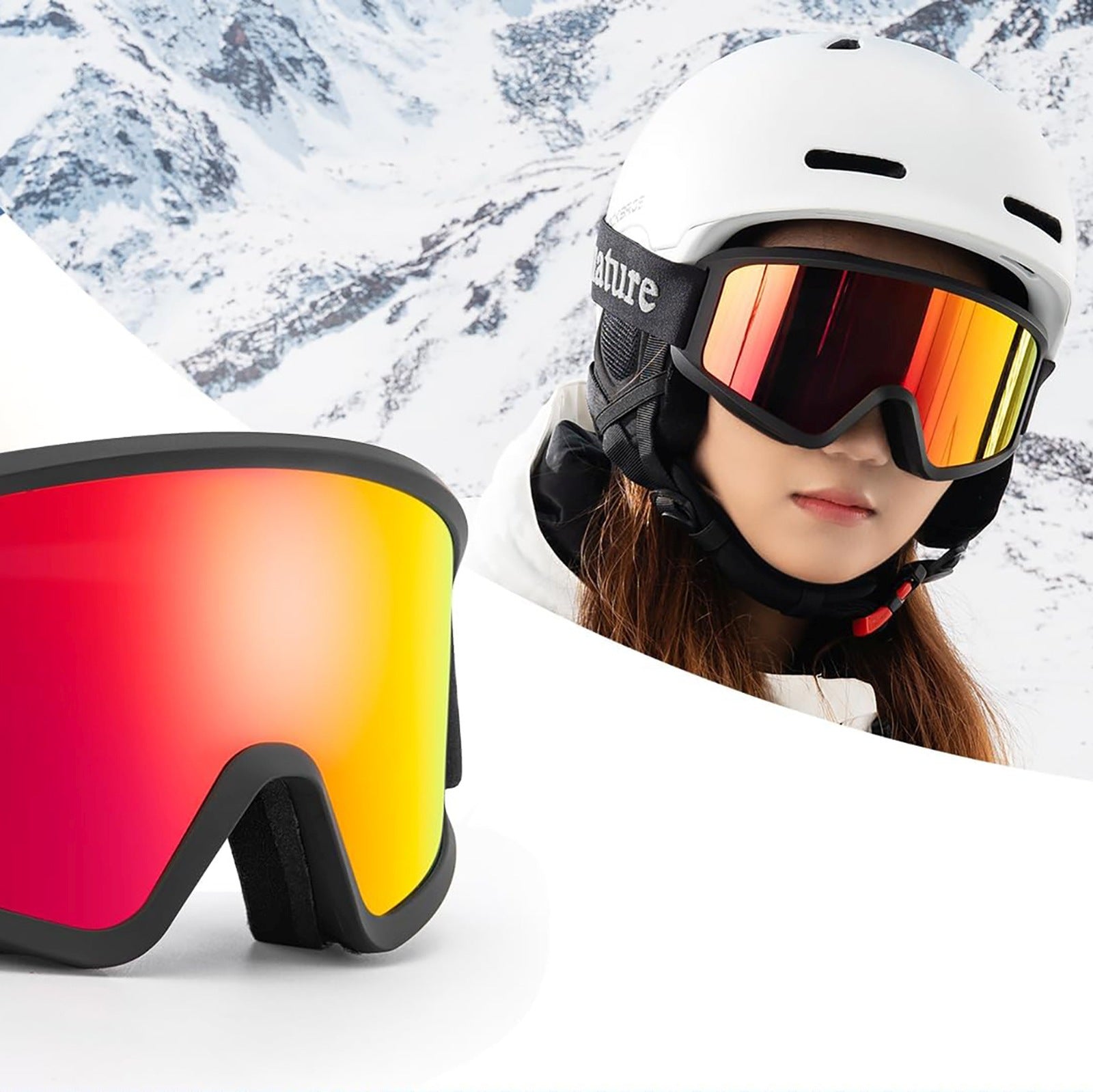 Camping & Hiking – UV400 anti-fog ski goggles for adults - Carlat