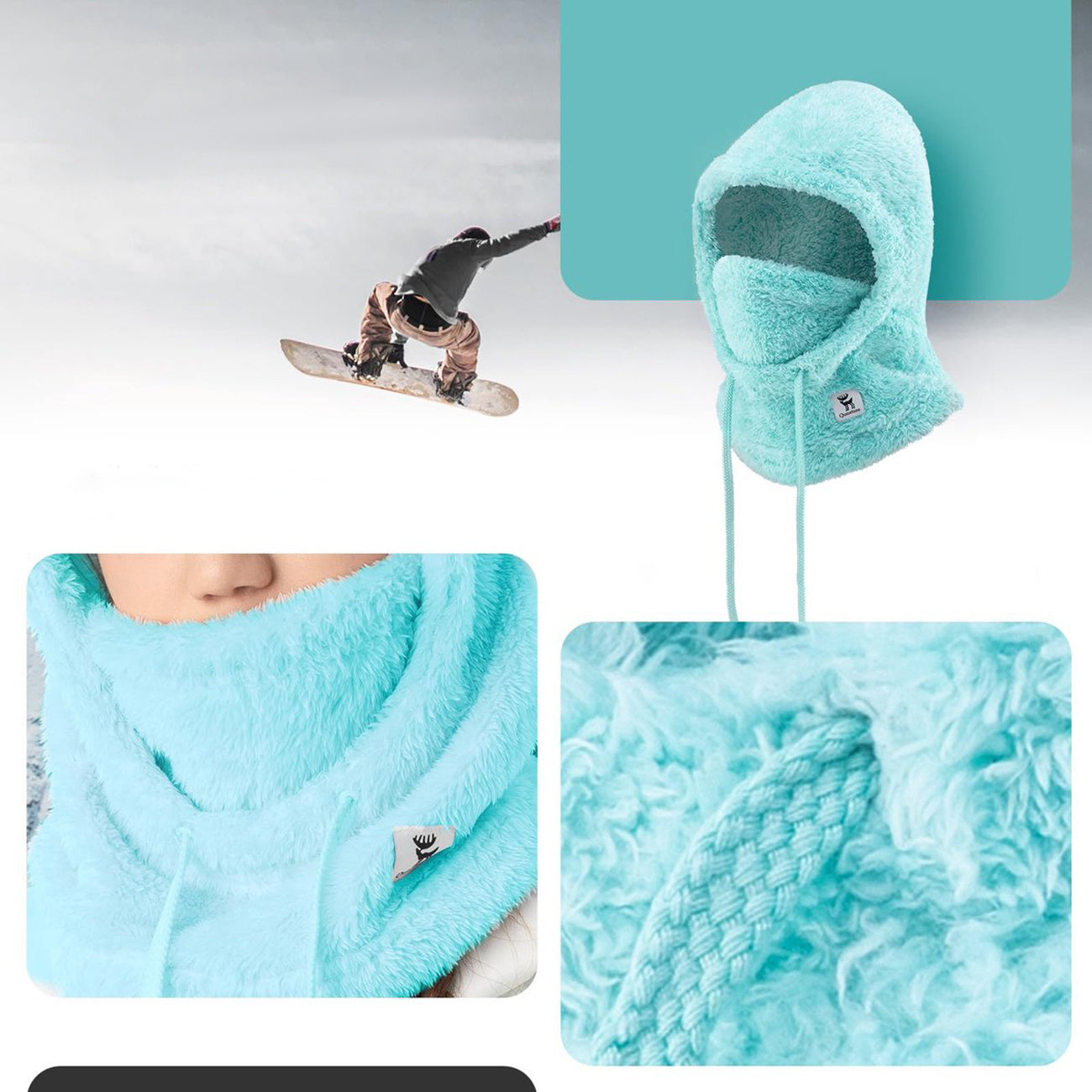 Camping & Hiking – Warm Arctic Velvet winter ski balaclava - Carlat