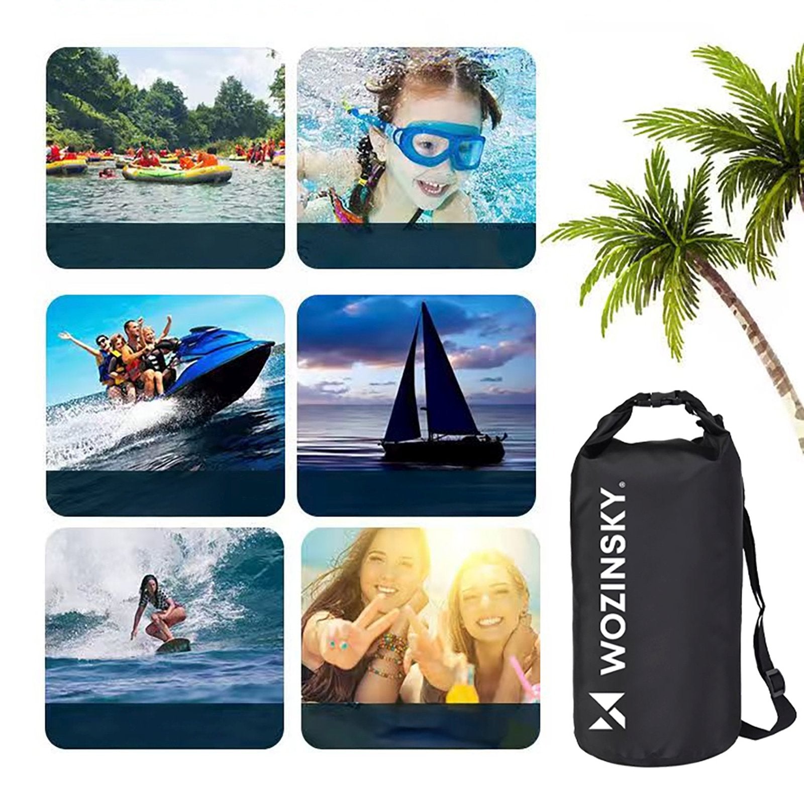 Camping & Hiking – Waterproof outdoor bag for SUP kayak - Carlat
