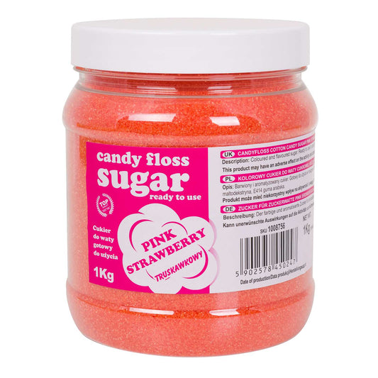 Candy & Chocolate – Colored cotton candy pink sugar with - Carlat