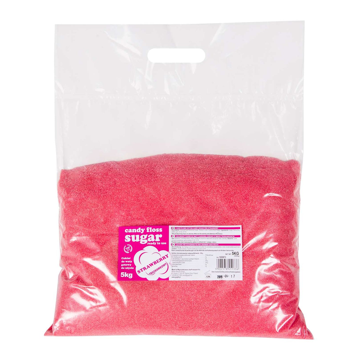Candy & Chocolate – Colored flavored red cotton candy sugar - Carlat