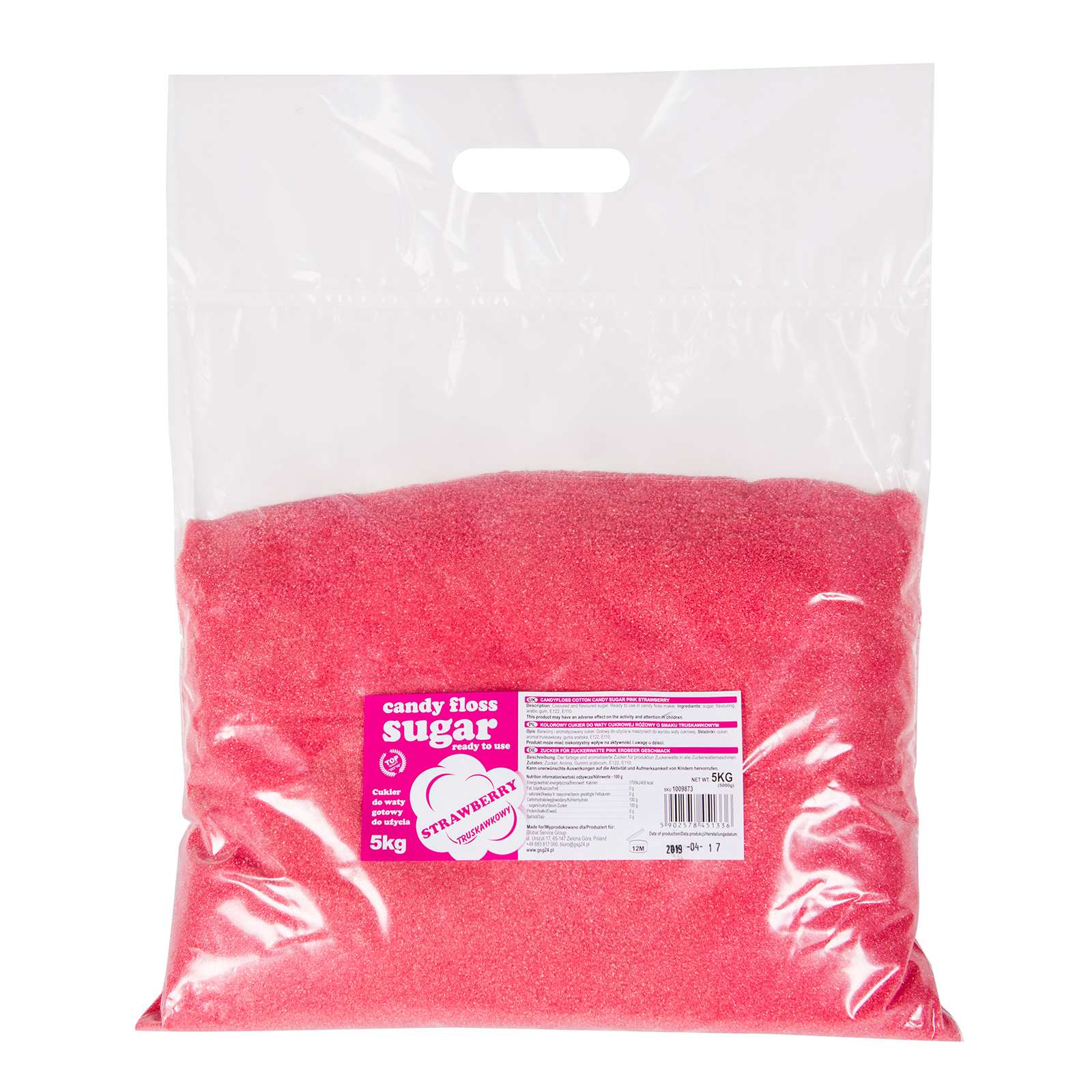 Candy & Chocolate – Colored flavored red cotton candy sugar - Carlat