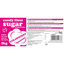 Candy & Chocolate – Colored flavored red cotton candy sugar - Carlat