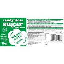 Candy & Chocolate – Colored green cotton candy sugar with - Carlat