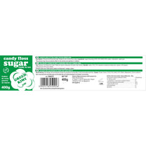 Candy & Chocolate – Colored green cotton candy sugar with - Carlat