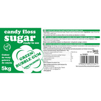 Candy & Chocolate – Colored green cotton candy sugar with - Carlat
