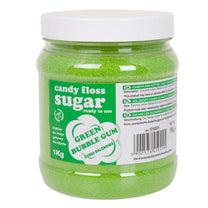 Candy & Chocolate – Colored green cotton candy sugar with - Carlat
