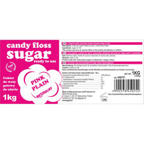 Candy & Chocolate – Colored sugar for cotton candy, pink, - Carlat