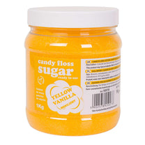 Candy & Chocolate – Colored yellow cotton candy sugar with - Carlat