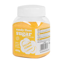 Candy & Chocolate – Colored yellow cotton candy sugar with - Carlat