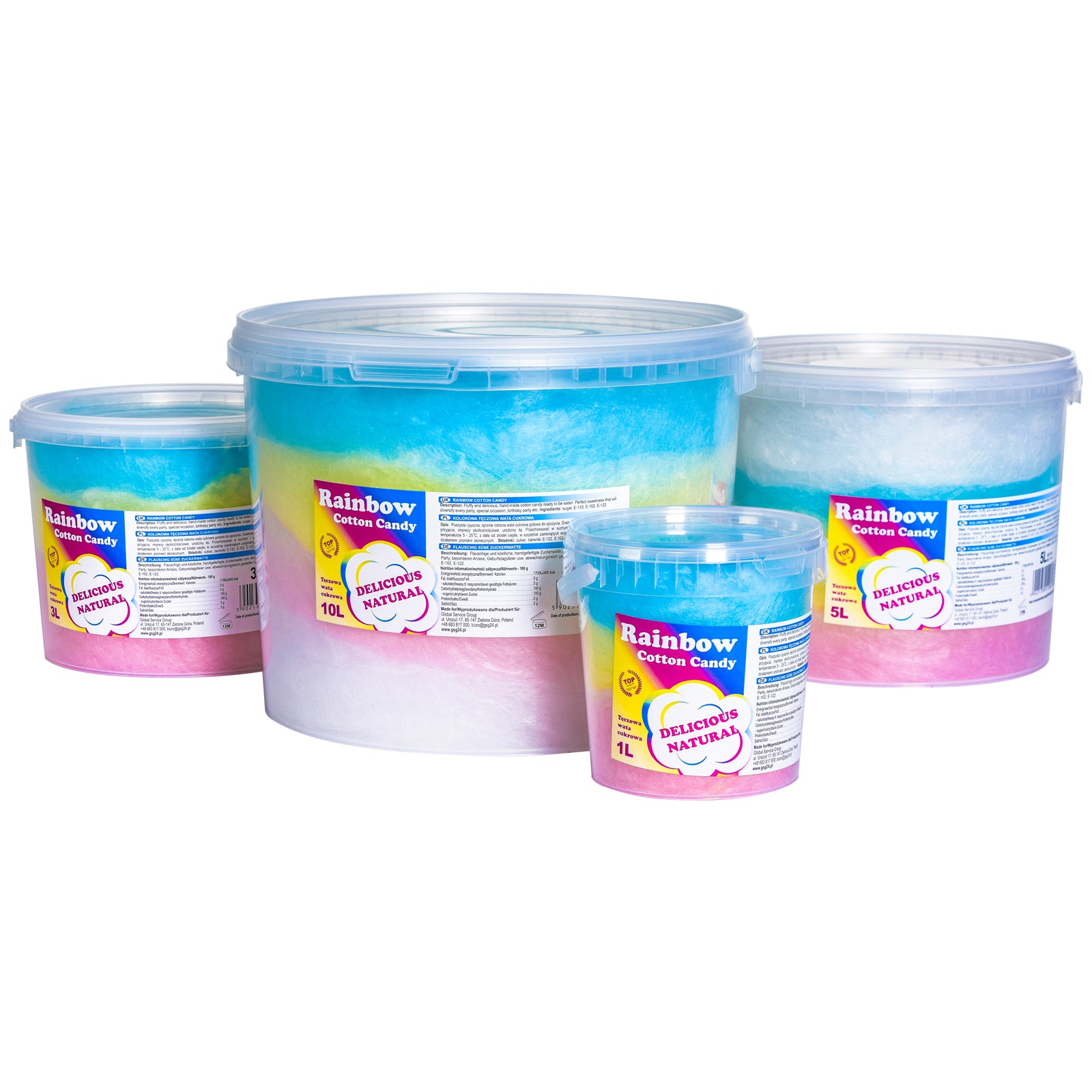 Candy & Chocolate – Colorful rainbow cotton candy Rainbow Cotton - Carlat