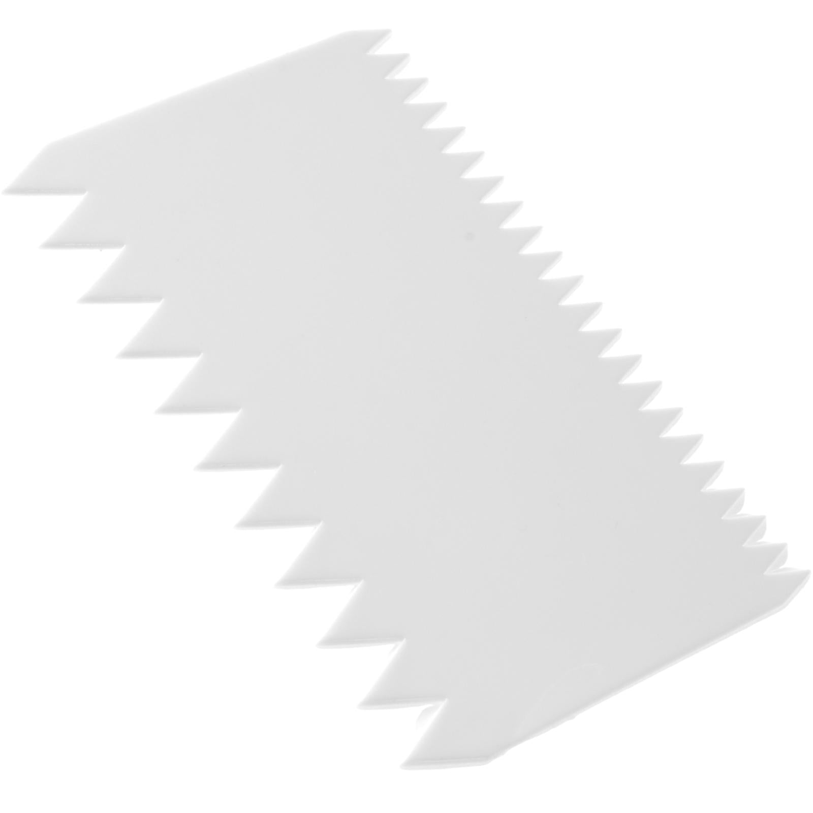 Candy & Chocolate – Confectioners' scraper, rectangular, serrated COMB - Carlat