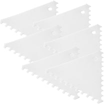 Candy & Chocolate – Confectioners' scraper, triangular, serrated, WIDE-Spaced COMB - Carlat