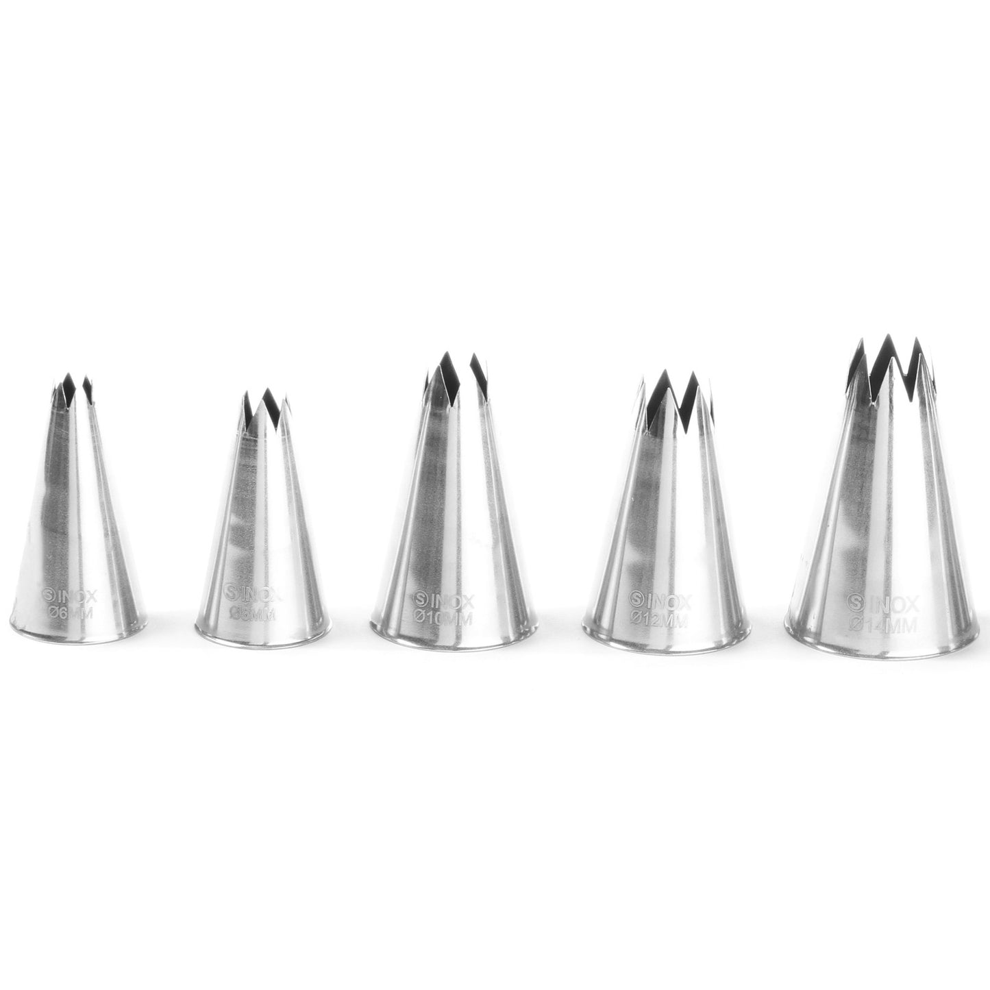 Candy & Chocolate – Decorative tips for confectionery cones, corrugated, - Carlat
