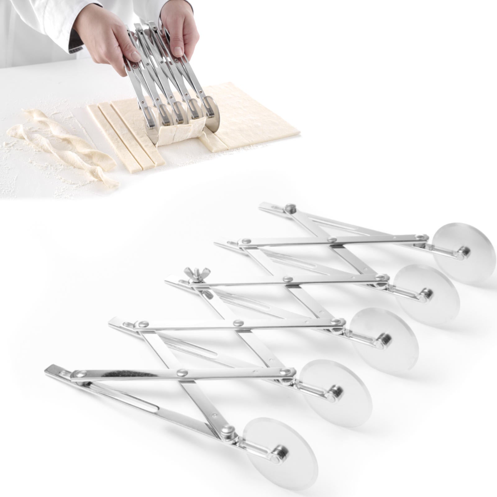 Candy & Chocolate – Dough marker, adjustable, 13-125mm, 5 blades - Carlat