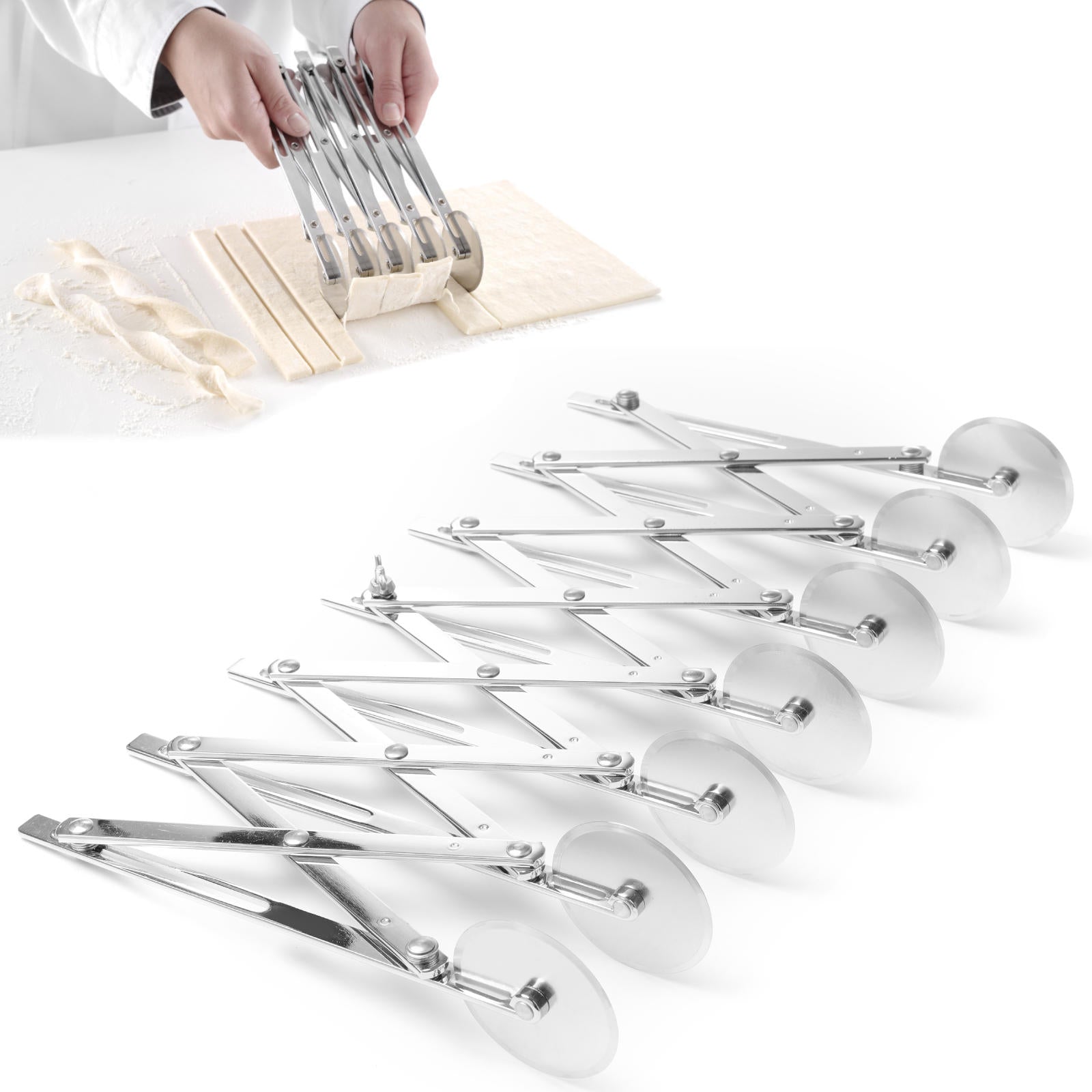 Candy & Chocolate – Dough marker, adjustable, 13-125mm, 7 blades - Carlat