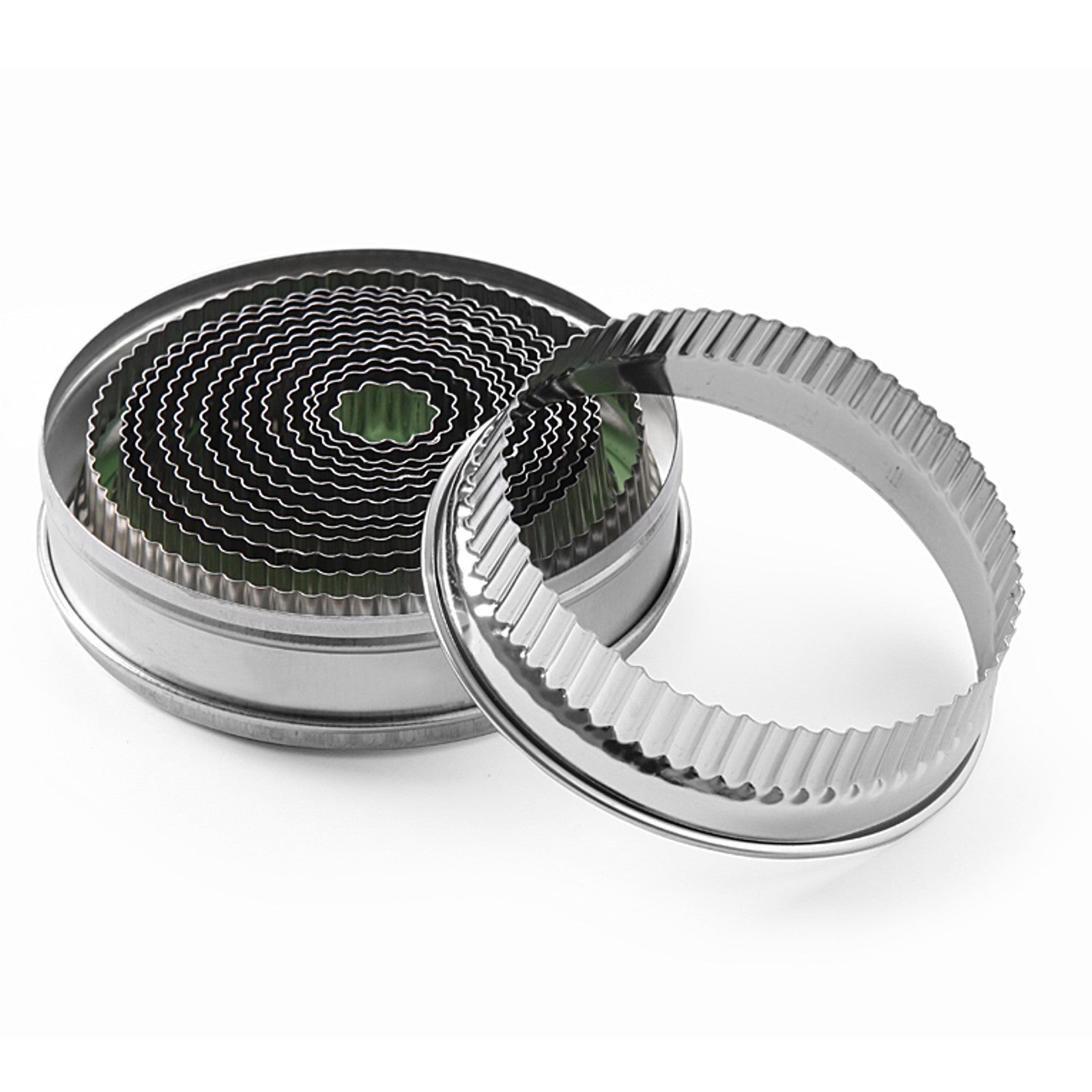 Candy & Chocolate – Round corrugated cutting mold for cookies, - Carlat