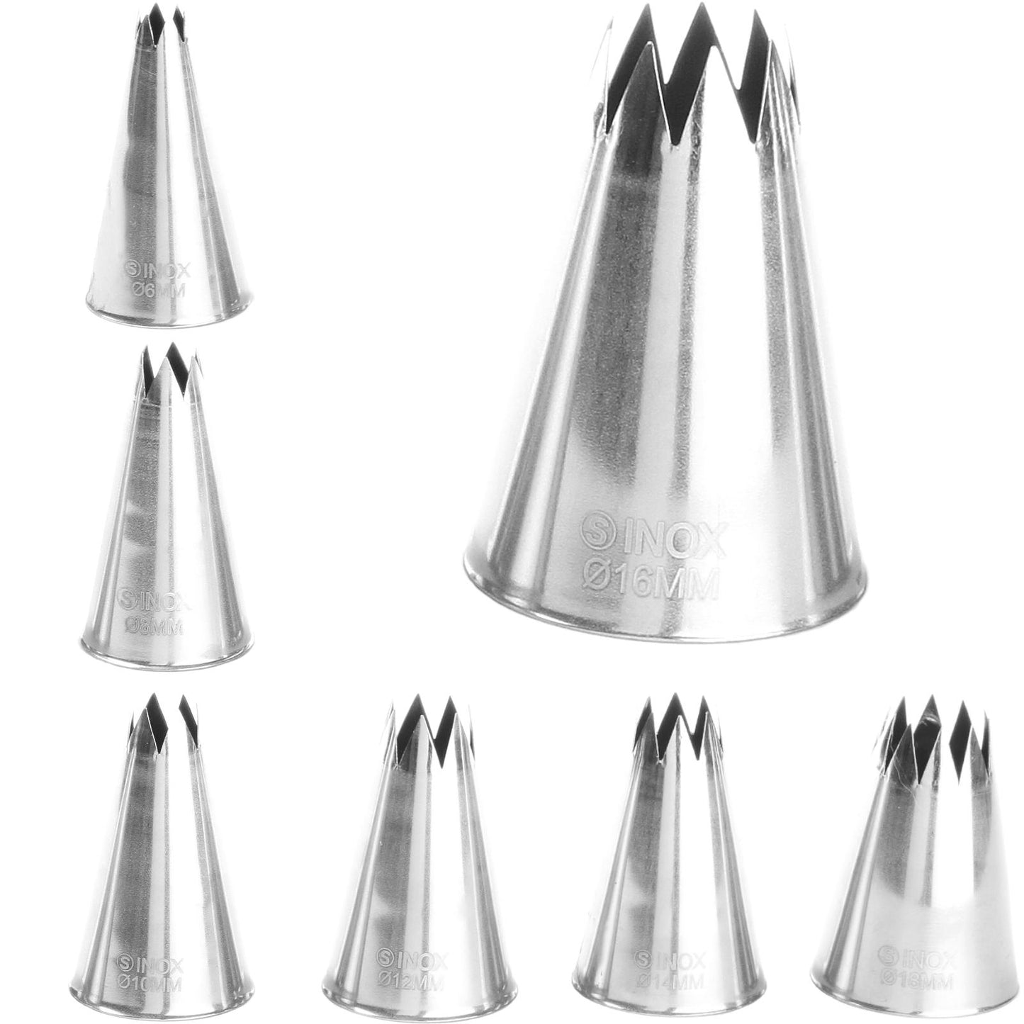 Candy & Chocolate – Star tip tips for pastry bag - Carlat