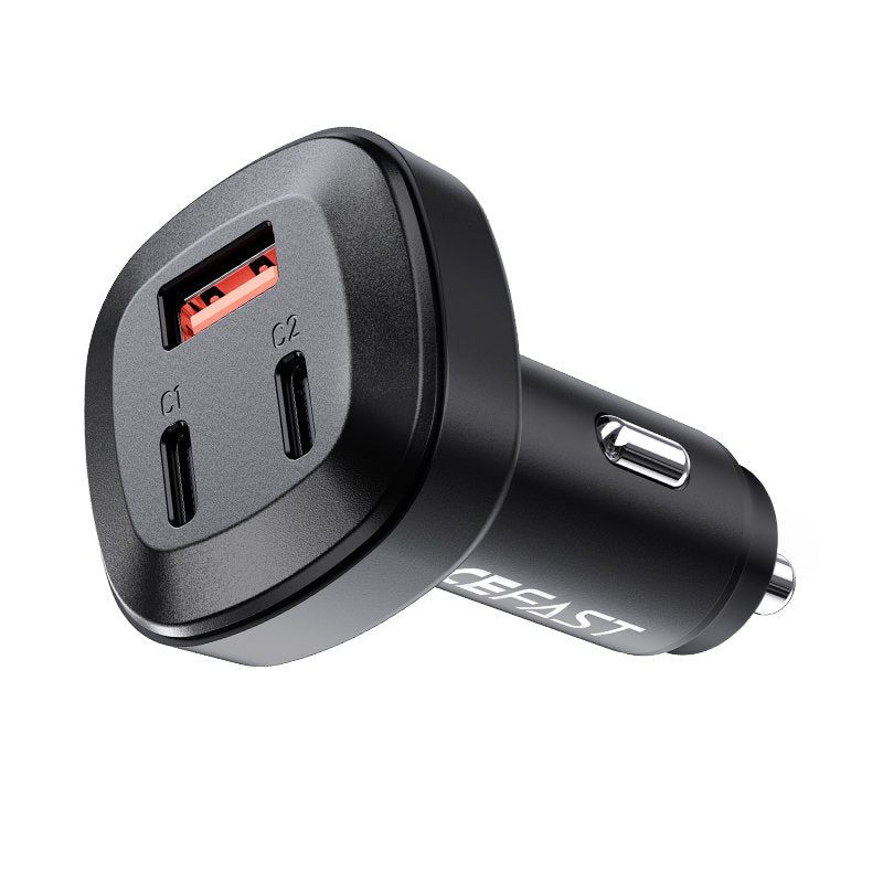 Car charger 66W 2x USB-C USB Power Delivery QC 4.0 black - Carlat