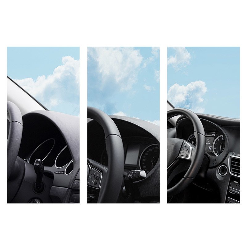 Car handle for phone buckle on dashboard black - Carlat