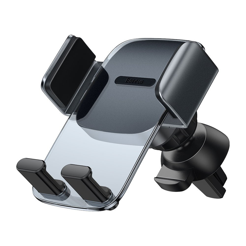 Car handle for phone on air grille black - Carlat