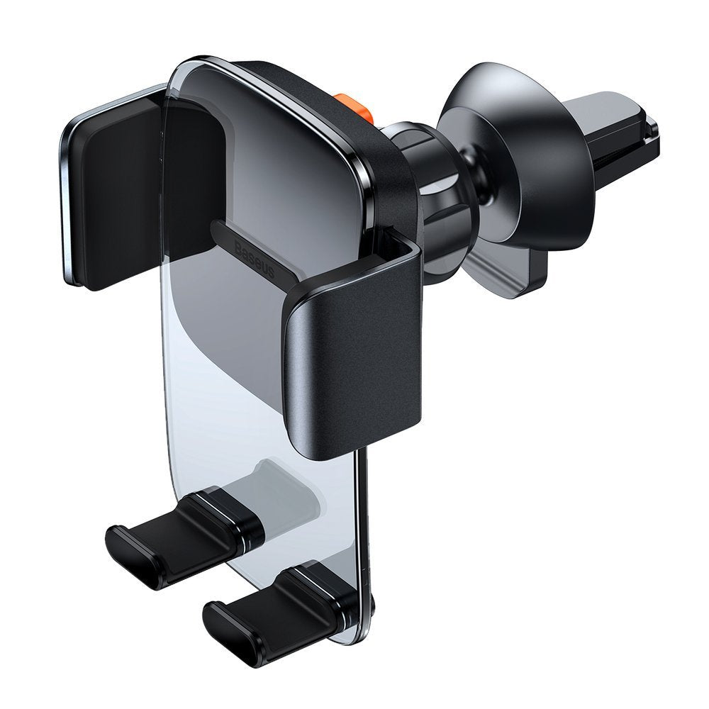 Car handle for phone on air grille black - Carlat