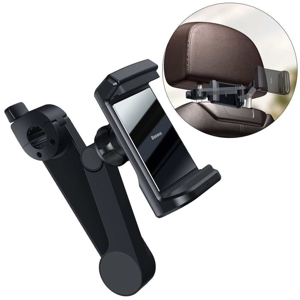 Car handle for phone with headrest with Qi 15 W wireless charger - Carlat