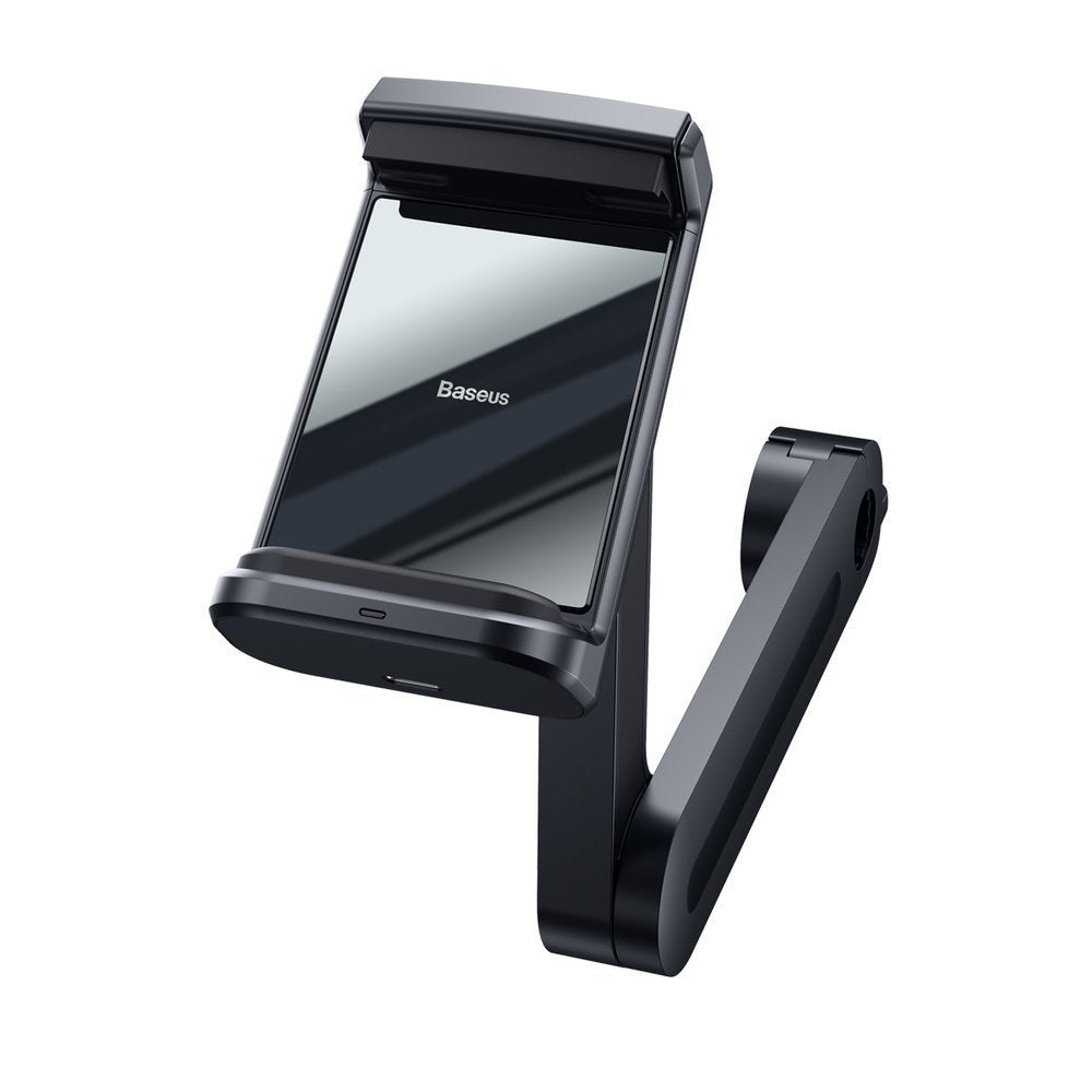 Car handle for phone with headrest with Qi 15 W wireless charger - Carlat