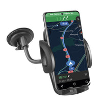 Car holder for smartphone up to 6.8'' on the windshield - black - Carlat
