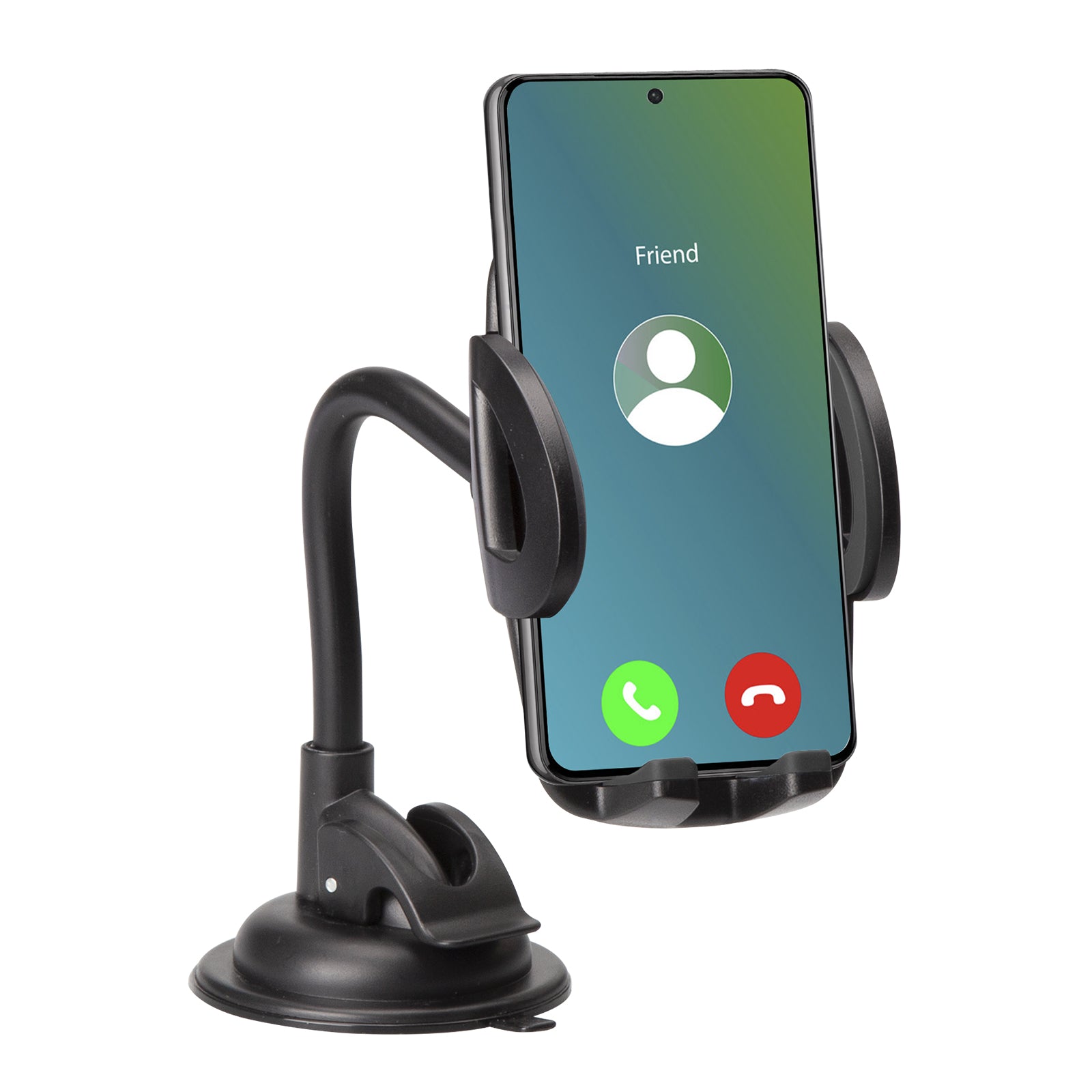 Car holder for smartphone up to 6.8'' on the windshield - black - Carlat