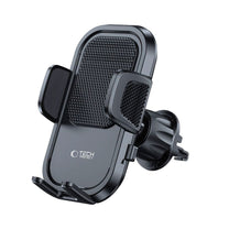Car smartphone holder for cockpit air vent - black - Carlat
