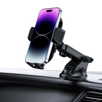 Car smartphone holder for cockpit air vent - black - Carlat
