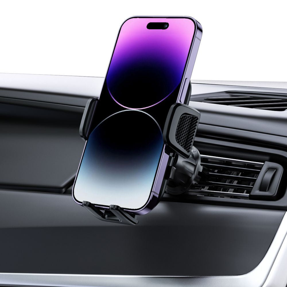 Car smartphone holder for cockpit air vent - black - Carlat