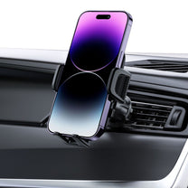 Car smartphone holder for cockpit air vent - black - Carlat