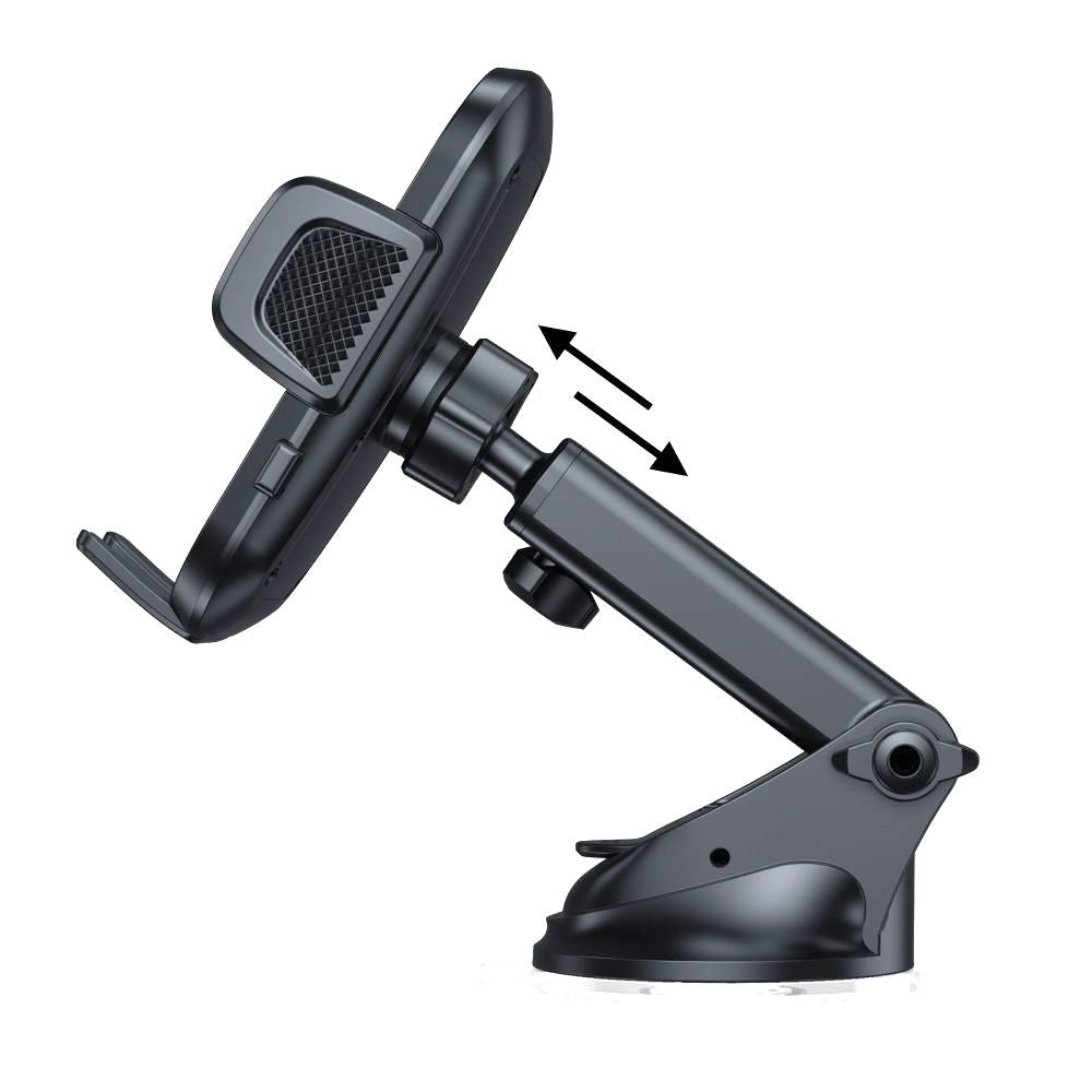 Car smartphone holder for cockpit air vent - black - Carlat