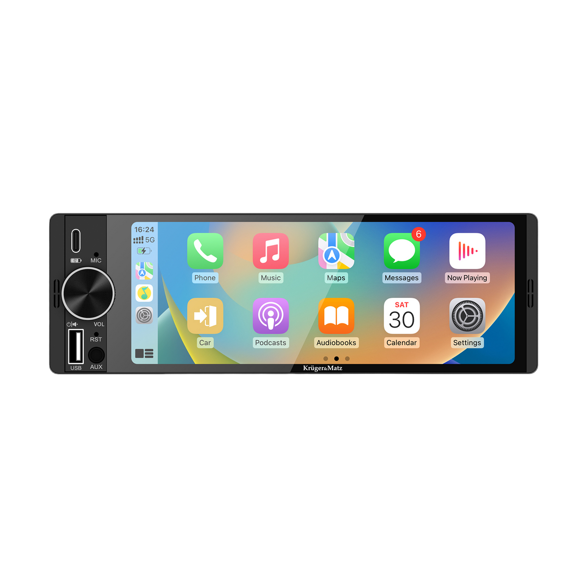 Car stereos (CD/MP3/Video/DVD) – Kruger&amp;Matz Car Stereo; KM2016 CarPlay/Android Auto - Carlat