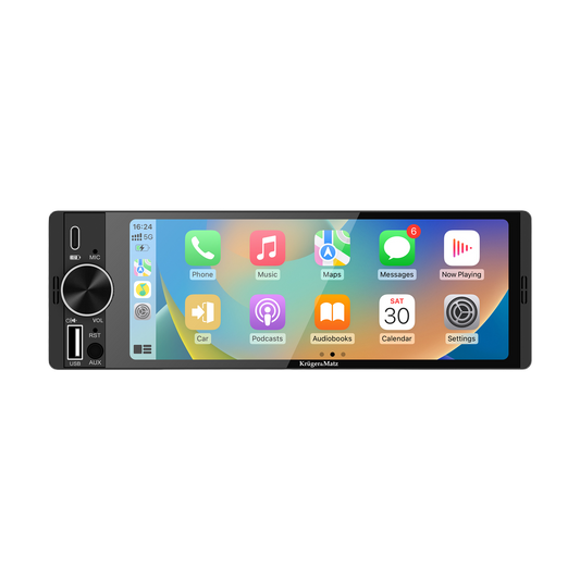 Car stereos (CD/MP3/Video/DVD) – Kruger&amp;Matz Car Stereo; KM2016 CarPlay/Android Auto - Carlat